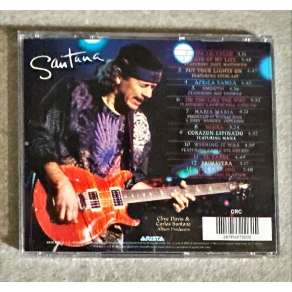 Santana Supernatural CD Arista Records - Picture 2 of 4